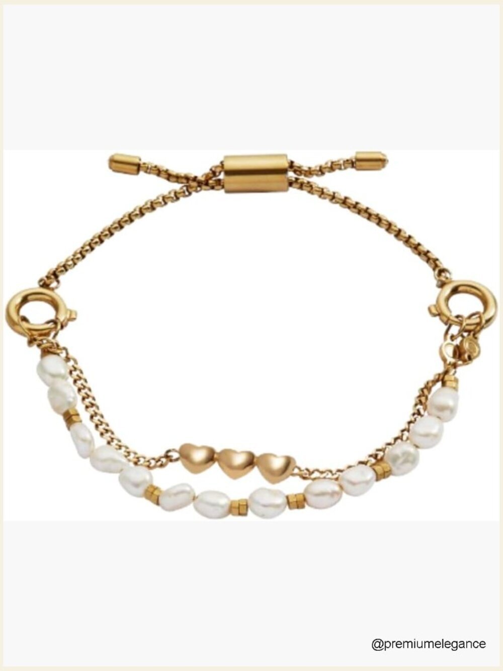 Heart Home Stranded Beaded Bracelet Layer Charm